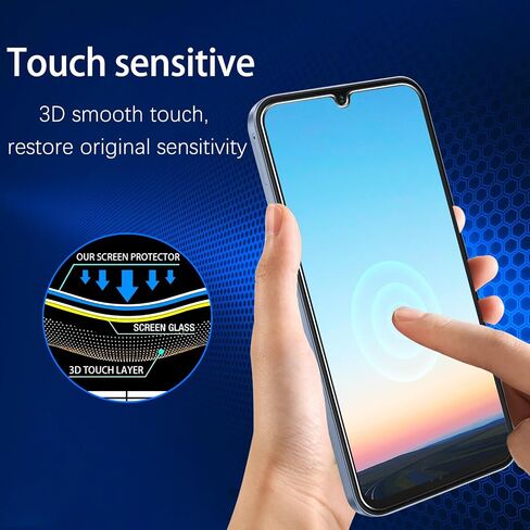 Maytobe [حامية شاشة خصوصية 2 حزمة مصممة لزجاج Samsung Galaxy A16 5G ، لا توجد فقاعات ، مضادة للخدش ، سهلة التثبيت in Saudi Arabia