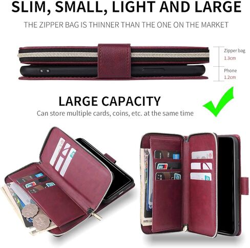 ZcDaye Wallet Case for iPhone XS Max 6.5 "، Premium [مغناطيسي] in Kuwait