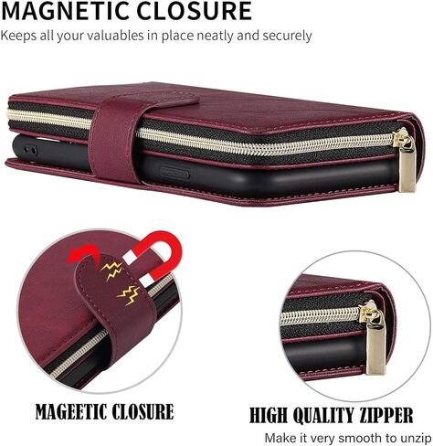 ZcDaye Wallet Case for iPhone XS Max 6.5 "، Premium [مغناطيسي] in Kuwait