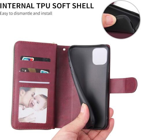 ZcDaye Wallet Case for iPhone XS Max 6.5 "، Premium [مغناطيسي] in Kuwait