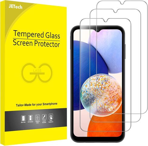 واقي شاشة Jetech لـ Samsung Galaxy A36 5G ، فيلم زجاجي 9H ، مضاد للخلع ، HD Clear ، 3 عبوات in Kuwait