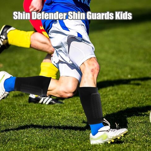 منصات حراس كرة القدم لكرة القدم للشباب البالغين ، مدافع Shin Shin Shin Kids ، غلاف ضغط العجل مع منصات قرص العسل ، ومواد كرة القدم الواقية من وسادات الساق للبنين ، والبنات in Kuwait