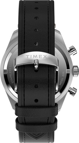 Timex Waterbury التقليدي كرونوغراف 41 مم حزام جلدي الساعة Tw2y18600 in Saudi Arabia
