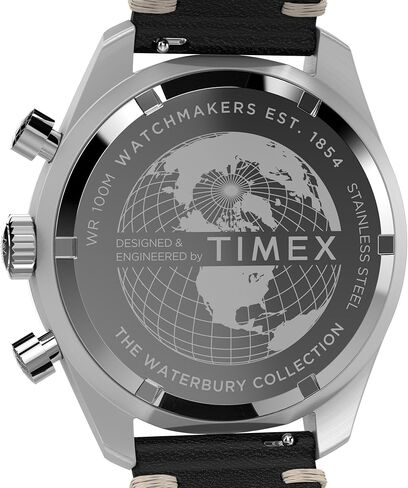 Timex Waterbury التقليدي كرونوغراف 41 مم حزام جلدي الساعة Tw2y18600 in Saudi Arabia