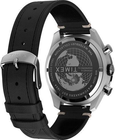 Timex Waterbury التقليدي كرونوغراف 41 مم حزام جلدي الساعة Tw2y18600 in Saudi Arabia
