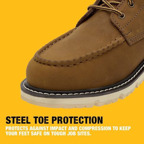 DEWALT Forge Moc Toe، نعل خارجي FLEX، جلد، مقدمة فولاذية، أحذية عمل آمنة للرجال in Saudi Arabia