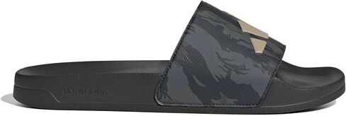 Adidas للجنسين Adilette Slide Slide Slide ، أبيض/أسود/أسود ، 11 رجلاً أمريكي in Kuwait
