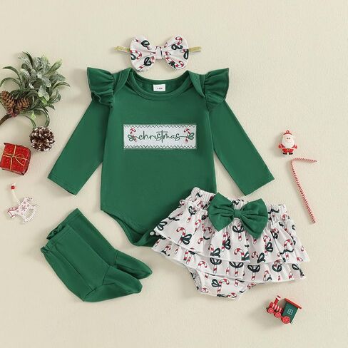 My 1st Halloween Baby Girl Outfits Letter Ghost Pumpkin Print Romper Suspender Skirts Headband Socks 4Pcs Set in Saudi Arabia