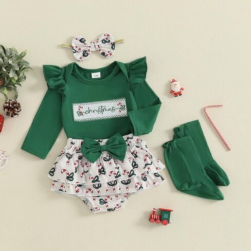 My 1st Halloween Baby Girl Outfits Letter Ghost Pumpkin Print Romper Suspender Skirts Headband Socks 4Pcs Set in Saudi Arabia