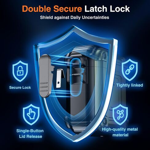 قفل الدروع لـ AirPods Pro 2nd Gend With With Secure Lock & Keychain ، متوافق مع Magsafe [360 ° Protection Huffic in Kuwait