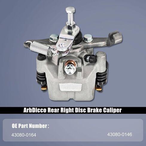 43080-0163 43080-0164 Rear Left＆Right Brake Caliper Compatible with Kawasaki 2015-2023 Mule PRO-DX PRO-DXT PRO-FX PRO-FXR PRO-FXT KAF820 KAF1000, 43080-0145 43080-0146 in Saudi Arabia
