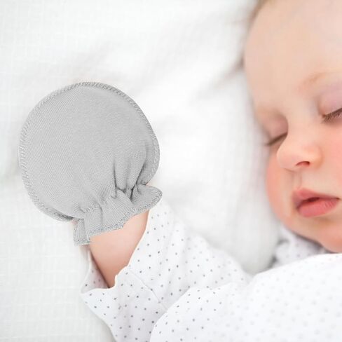 18 Pairs Newborn Baby Cotton Mittens No Scratch Gloves Newborn Mittens Infant Toddler Gloves for Boys Girls 0-6 Month in Saudi Arabia