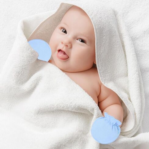 18 Pairs Newborn Baby Cotton Mittens No Scratch Gloves Newborn Mittens Infant Toddler Gloves for Boys Girls 0-6 Month in Saudi Arabia