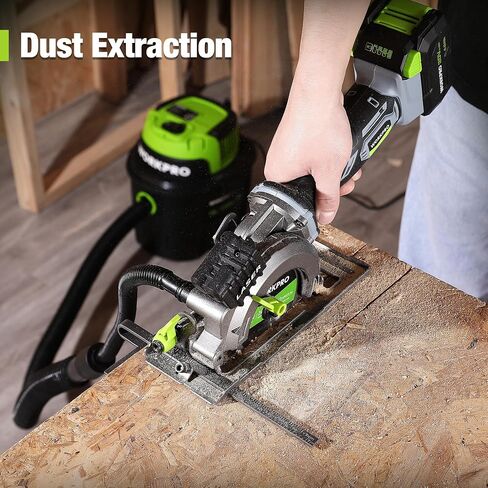 WORKPRO 5.8Amp 3500RPM Circular Saw with Parallel Guide, Maximum Cutting Depth 1-11/16″(90°),1-1/8″(45°), Compact Circular Saw with Three 4-1/2" Blades for Wood, PVC, Tile, Cement Block in Kuwait