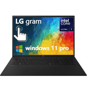LG Gram 16 Ultra-Portable Laptop, 16" WQXGA Touchscreen Business Laptop, Intel Evo Edition Ultra 7-155H, Intel ARC Graphics, 32 GB RAM, 2 TB SSD, Office Pro 2024 Lifetime License & Win11 Pro, Mouse in Kuwait