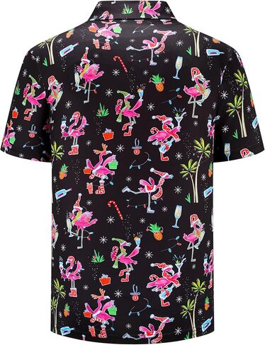 Men's Golf Polo Shirt Halloween Funny Golf Shirts for Men Performance Moisture Wicking Quick Dry Athletic Short Sleeve Shirt in Saudi Arabia