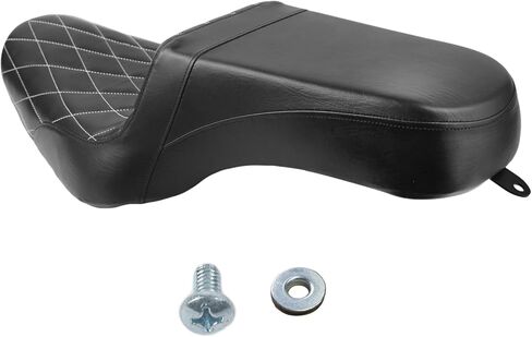مقعدان لأعلى، وسادة مقعد السائق + الراكب، نوع متدرج، لدراجة Harley-Davidson Sportster Iron XL883 XL1200 (2004-up) / نصف خطوط أفقية/مناسبة لأكثر من 3.3 جالون in Kuwait