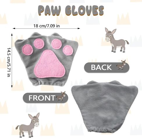 Animal Costume Tiger Costume Tiger Ear Tail Set Halloween Costume Cosplay Accessory for Adults Kids Boys Girls in Saudi Arabia