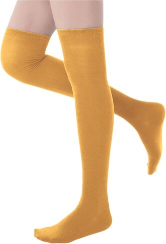 Women High Socks Over Knee Stockings Extra Long Stretchy Sock for Daily Wear Halloween Dress up in Saudi Arabia