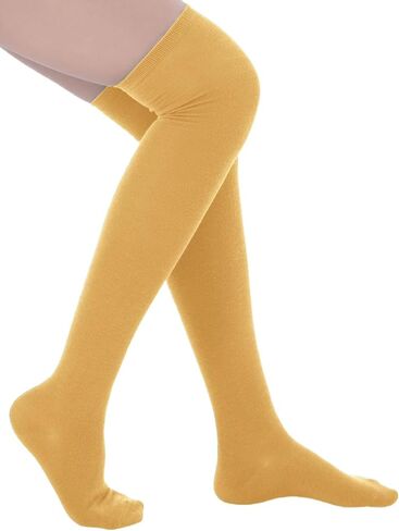 Women High Socks Over Knee Stockings Extra Long Stretchy Sock for Daily Wear Halloween Dress up in Saudi Arabia