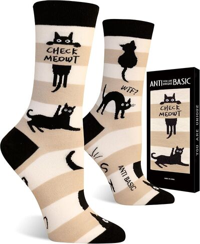 ANTI BASIC Novelty Horse Socks Gift for Girls - Equestrian Riding Crew Socks with Horse Print (Fits US 6-12)(riding) in Saudi Arabia