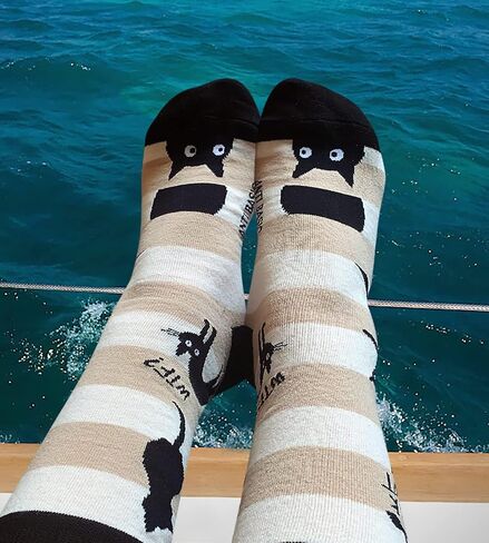 ANTI BASIC Novelty Horse Socks Gift for Girls - Equestrian Riding Crew Socks with Horse Print (Fits US 6-12)(riding) in Saudi Arabia
