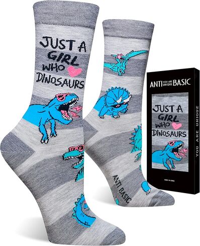 ANTI BASIC Novelty Horse Socks Gift for Girls - Equestrian Riding Crew Socks with Horse Print (Fits US 6-12)(riding) in Saudi Arabia