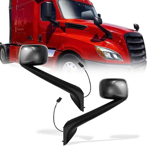 زجاج المرآة العلوي لشحن Cascadia ، الزجاج الرئيسي للمرآة الرئيسية مع حرارة صقيع ل Freightliner Cascadia 2008-2024 in Kuwait