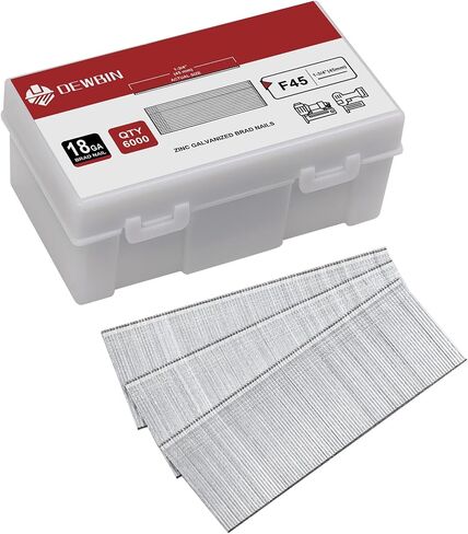 18 Gauge Brad Nails, 12000 Counts 1-1/2-inch 18 GA Brad Nails, Galvanized Nails for Nail Gun, Finishing Nail Gun Nails for Pneumatic, Electric Brad Nailer Gun in Kuwait