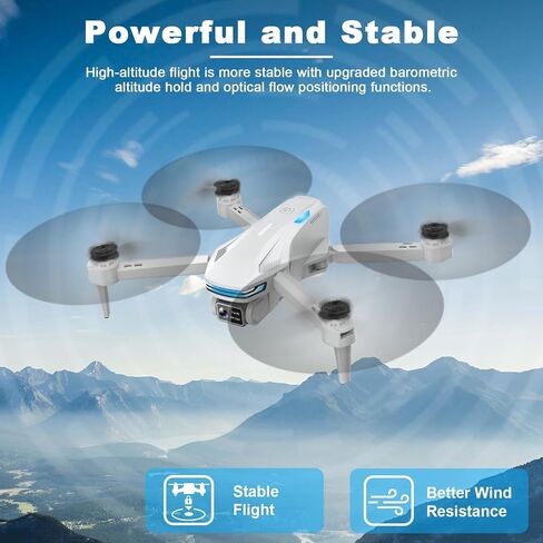 Drone with Camera for Adults, 2K HD FPV Drones with Upgrade Altitude Hold, One-Key Take Off/Landing, Speed Adjustment, Headless Mode, 2 Batteries, Toys Gifts for Teen Boys Girls, Beginner in Saudi Arabia