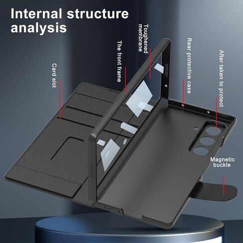 Demcert for Samsung Galaxy Z Flip 5 Case مع حلقة شريط المعصم ، وغطاء عدسة كاميرا زجاجية رفيعة للغاية 9H Camera Camera Coverbroot in Kuwait