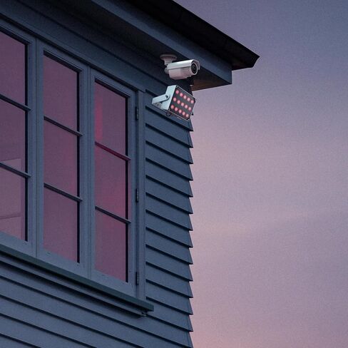 Univivi IR Illuminator 15 LEDs 90 Degree Wide Angle IR Lights for Night Vision IP67 Waterproof 850nm Infrared Light for Security Surveillance Camera Indoor&Outdoor in Kuwait