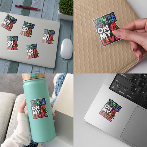 3Pcs You're Not Even On My Level Sticker Funny Land Surveyor Gifts Theodolite Surveying Gift You are Not Even On My Level Stickers Decal for Laptop Water Bottle Toolbox Phone Car Hard Hat 3"x3" in Kuwait