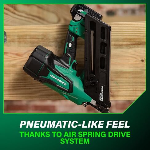 Metabo HPT Cordless Metal Connector Nailer, 18V - 4.0 Ah Battery, 1-1/2-Inch 36 Degree Paper Tape Metal Connector Nails, NR1838DKA in Saudi Arabia