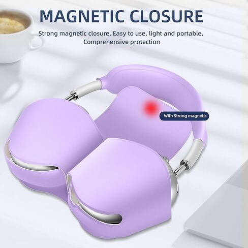 【5 في 1】 متوافق مع Airpods Max 2/1 غطاء الحالة الذكي ، وضع السكون متوافق ، لسماعات Apple Airpod Max Case Loft Leather و Silicone مجموعة من أربع قطع ملحقات واقية محمولة ، أسود ، in Kuwait