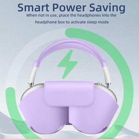 【5 في 1】 متوافق مع Airpods Max 2/1 غطاء الحالة الذكي ، وضع السكون متوافق ، لسماعات Apple Airpod Max Case Loft Leather و Silicone مجموعة من أربع قطع ملحقات واقية محمولة ، أسود ، in Kuwait