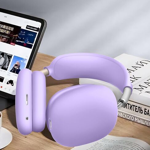【5 في 1】 متوافق مع Airpods Max 2/1 غطاء الحالة الذكي ، وضع السكون متوافق ، لسماعات Apple Airpod Max Case Loft Leather و Silicone مجموعة من أربع قطع ملحقات واقية محمولة ، أسود ، in Kuwait