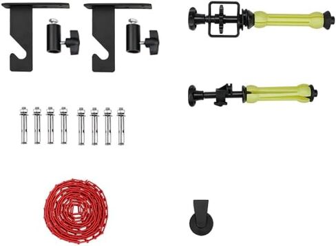 Photography 1 Roller Background Support System with Metal Chain, Wall/Ceiling/Stand Mount in Saudi Arabia