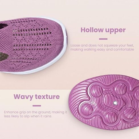 Women Comfy Orthopedic Walking Shoes, 2025 New Wide Width Orthopedic Shoes Non Slip Lightweight Breathable Slip On Arch Support Non-Slip Sneakers in Saudi Arabia