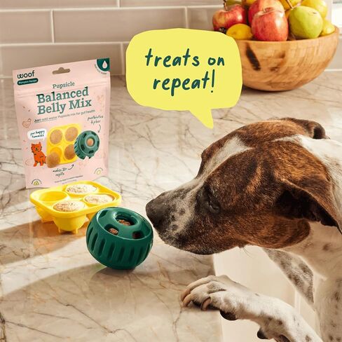 Woof Doggy Dental Pupsicle Mix - مسحوق تنظيف أسنان الكلاب من أجل Pupsicle - مزيج إنزيم الأسنان بعد فترة طويلة من الدعم لدعم صحة الفم للكلاب in Kuwait