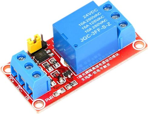 WWZMDIB 5V Relay Module 2 قناة عالية ومنخفض المستوى الزناد Optocoupler عزل متوافق مع Arduino Raspberry Pi ESP32 STM (وحدة ترحيل 24 فولت 2 قناة) in Kuwait