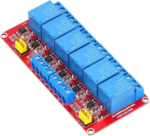 WWZMDIB 5V Relay Module 2 قناة عالية ومنخفض المستوى الزناد Optocoupler عزل متوافق مع Arduino Raspberry Pi ESP32 STM (وحدة ترحيل 24 فولت 2 قناة) in Kuwait