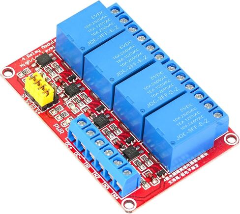 WWZMDIB 5V Relay Module 2 قناة عالية ومنخفض المستوى الزناد Optocoupler عزل متوافق مع Arduino Raspberry Pi ESP32 STM (وحدة ترحيل 24 فولت 2 قناة) in Kuwait