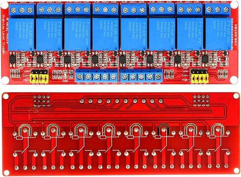 WWZMDIB 5V Relay Module 2 قناة عالية ومنخفض المستوى الزناد Optocoupler عزل متوافق مع Arduino Raspberry Pi ESP32 STM (وحدة ترحيل 24 فولت 2 قناة) in Kuwait