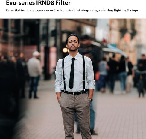 H&Y 112mm ND Filter IRND8 IRND64 IRND1000 ND Filter Neutral Density Filter Camera Lens ND Filter Screw in and Magnetic Lens Filter 2 in 1 with Magnetic Adapter Ring, EVO Series Landscape ND Kit in Kuwait