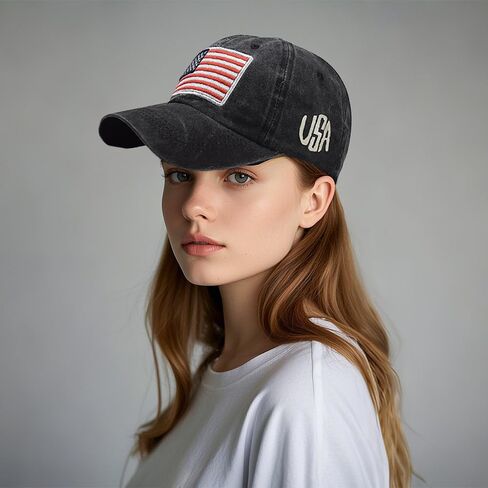 Vintage Baseball Cap for Men Women UPF50+ Washed Cotton Low Profile Adjustable Distressed Golf Dad Hat in Kuwait