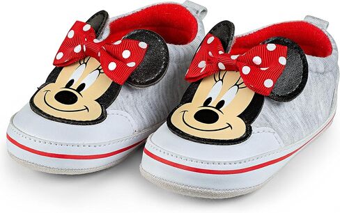 Disney Mickey Mouse White Infant Shoes - Easy Velcro in and Out - Size 9-12 Months in Saudi Arabia