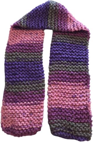 Ready to Ship - Handmade knitted soft warm beautiful bulky yarn scarves, winter, spring, fall in Kuwait