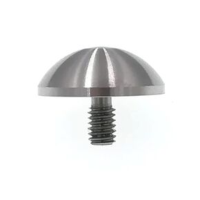 Spherical Point Contact Point 3/8" Diameter for Dial Digital Indicator Depth Gauge Tip 4-48 UNF Thread Shank (3/8" Diameter)