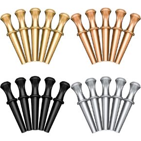 120 Pcs Metal Cribbage Pegs Cribbage Board Pegs 4 Colors Cribbage Pegs Fit 1/8 Holes with Drawstring Storage Pouch Tapered Design for Cribbage Game